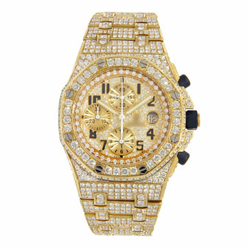 Audemars Piguet Royal Oak Offshore Yellow Gold Covered in Diamonds 42mm