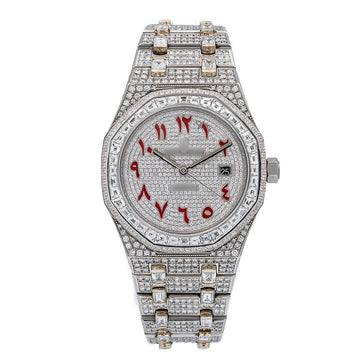 Dream Shine Moissanite Watch 41MM White Diamond Dial With 29.75 CT Diamonds