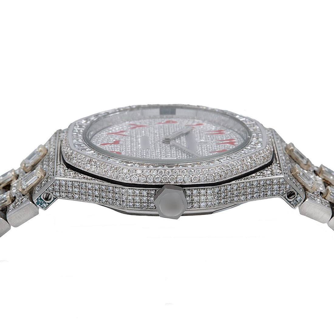 Dream Shine Moissanite Watch 41MM White Diamond Dial With 29.75 CT Diamonds