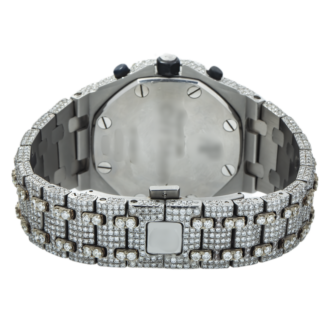 Eye-Catching Moissanite Watch 42MM Diamond Dial And Bezel With 25.90 CT Diamonds