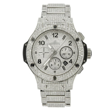Icy Moissanite Watch for Men 301.SX 44mm 16CT Diamond Watch