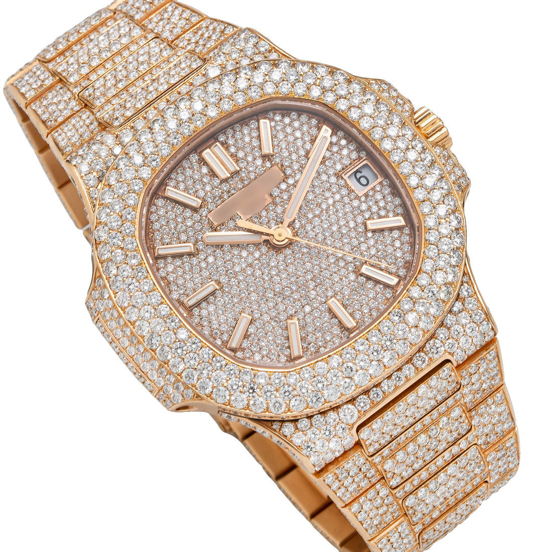 Limited Edition Moissanite Bling Watch 40mm Diamond Watch