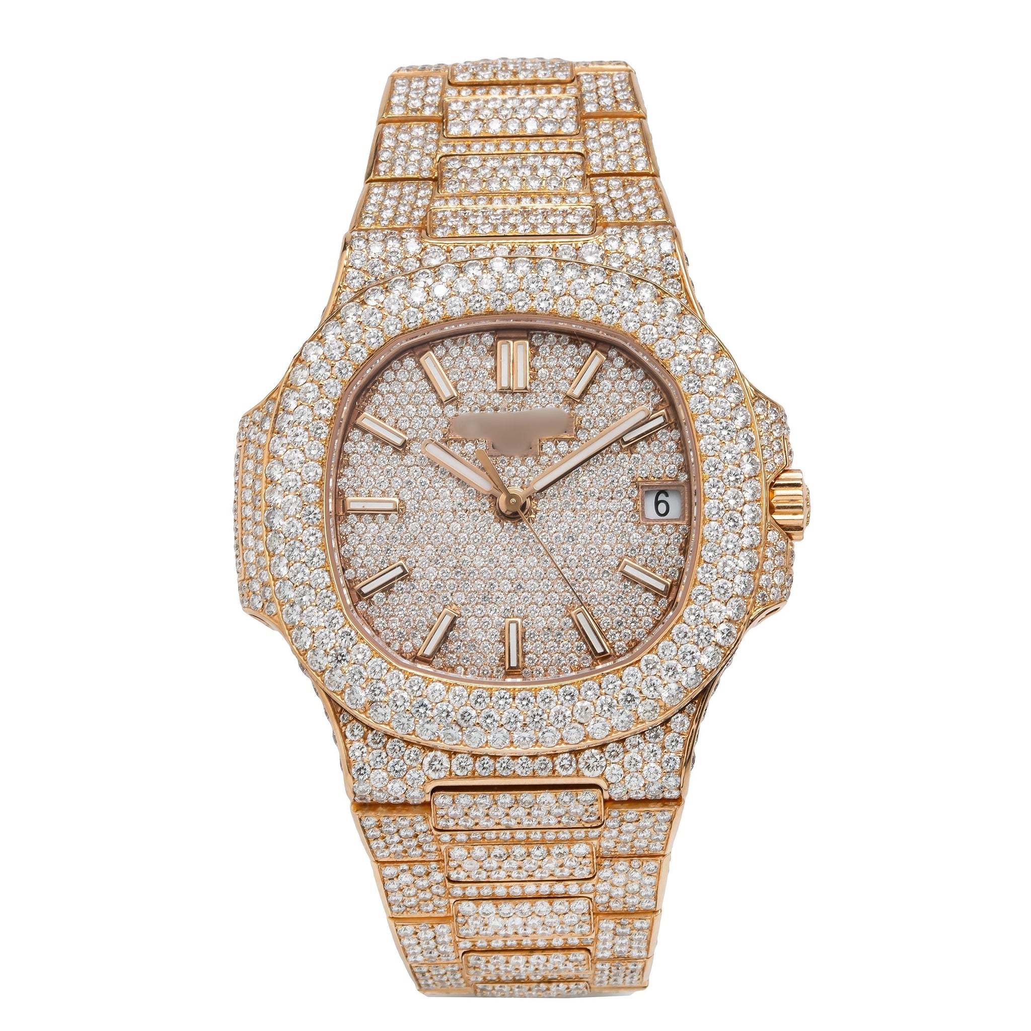Limited Edition Moissanite Bling Watch 40mm Diamond Watch