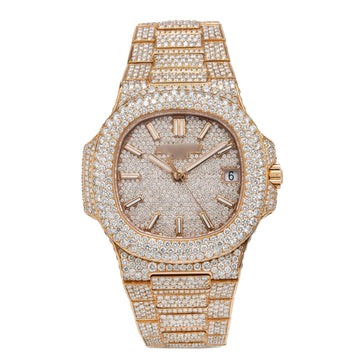 Limited Edition Moissanite Bling Watch 40mm Diamond Watch