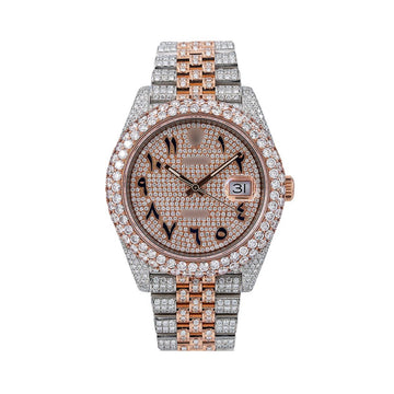 Starlight Diamond Watch 41mm Champagne Diamond Dial With 17.75 CT Diamonds