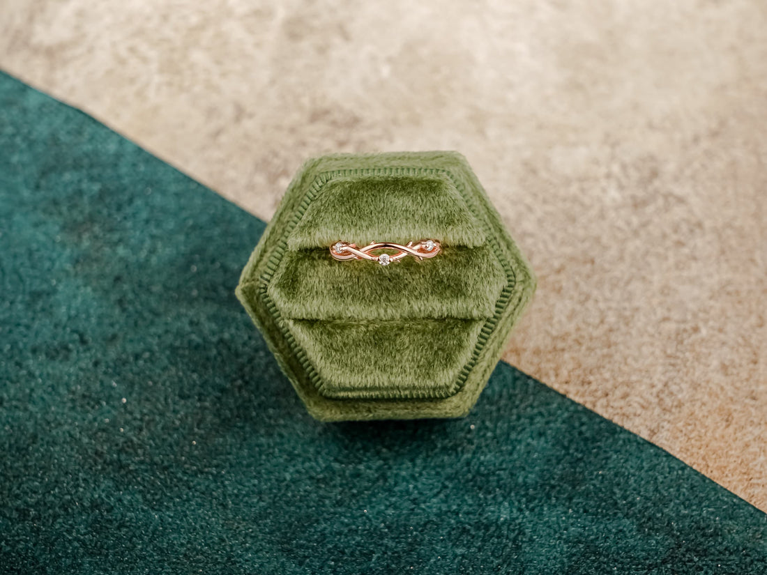 Dainty Twig Moissanite Engagement Vintage Branch Ring for Women