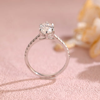 1.50ct Marquise Diamond Halo Engagement Ring