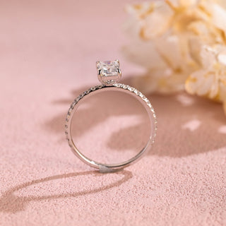 1.00ct Radiant Cut Diamond Engagement Ring