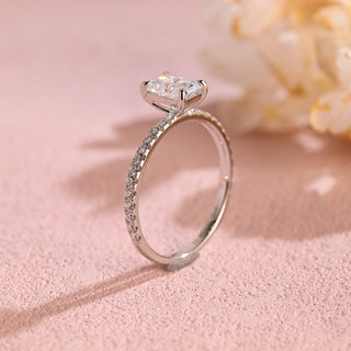 1.00ct Radiant Cut Diamond Engagement Ring